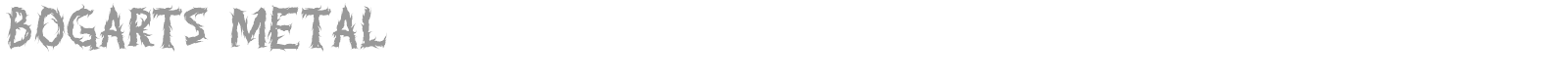 Bogarts Metal font preview